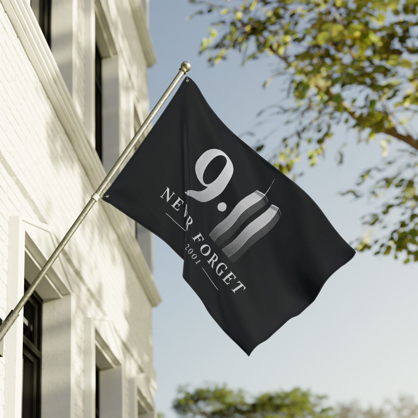 9/11 Never Forget Memorial Flag – 3x5 Double-Sided Flag