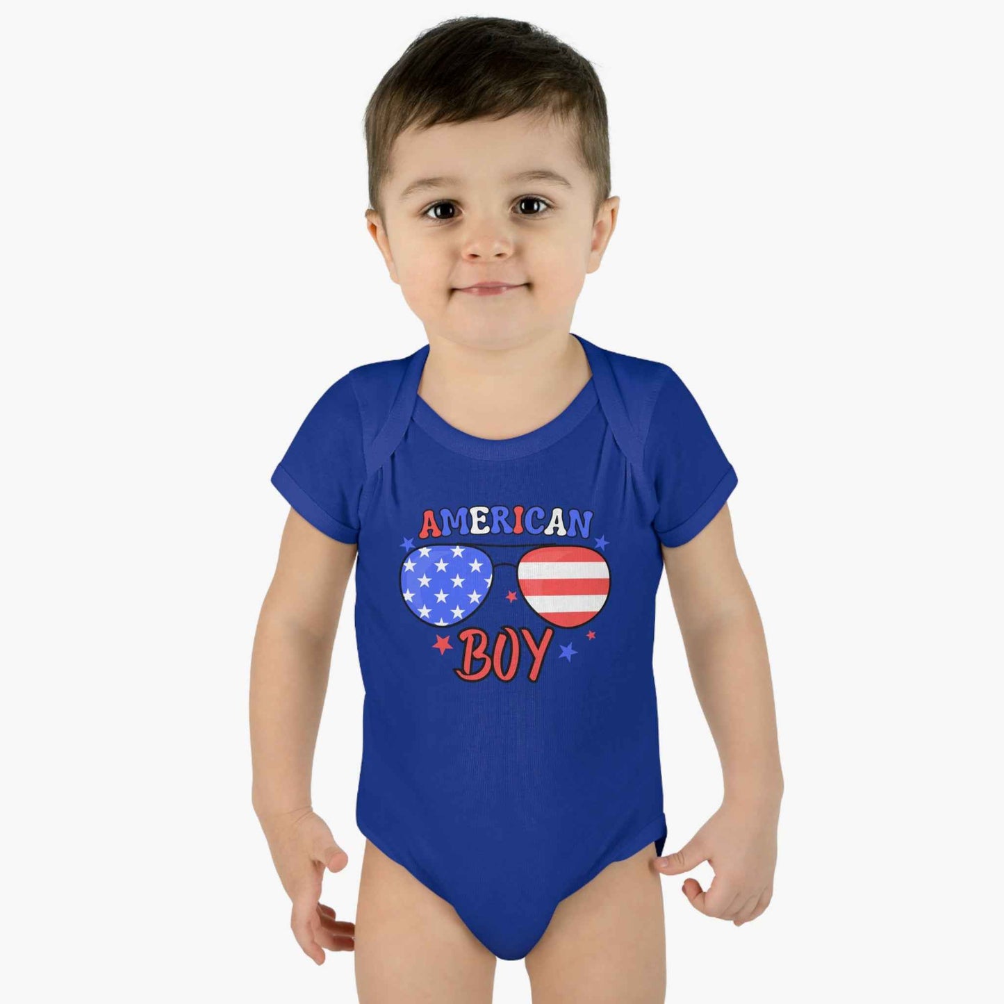 American Boy Infant Bodysuit – Patriotic Baby Outfit