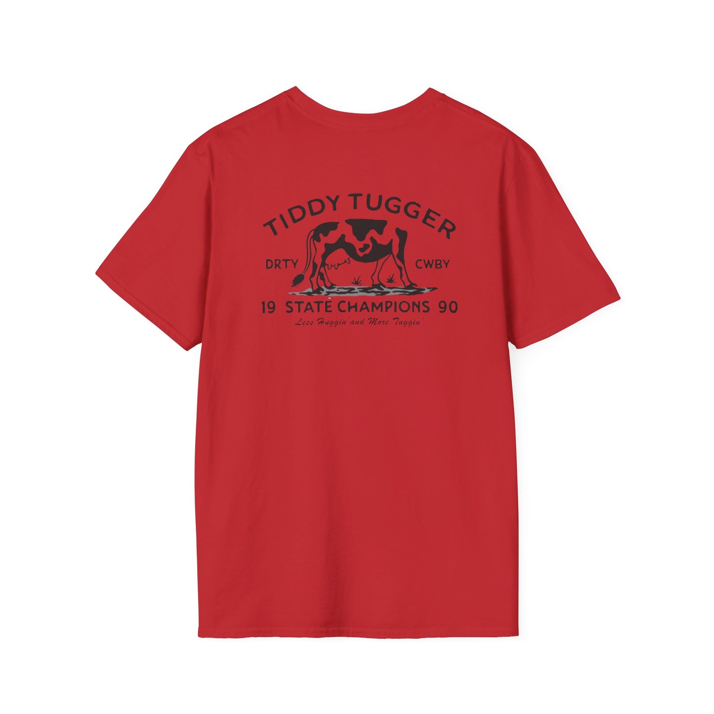 Tiddy Tugger Unisex Softstyle T-Shirt - White State Champions Graphic Tee
