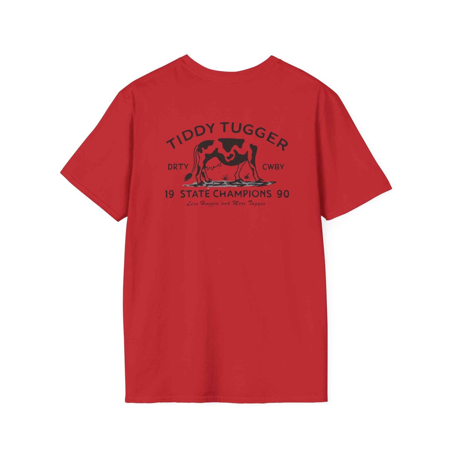 Tiddy Tugger Unisex Softstyle T-Shirt - White State Champions Graphic Tee