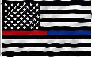 Thin Red/Blue Line Flag