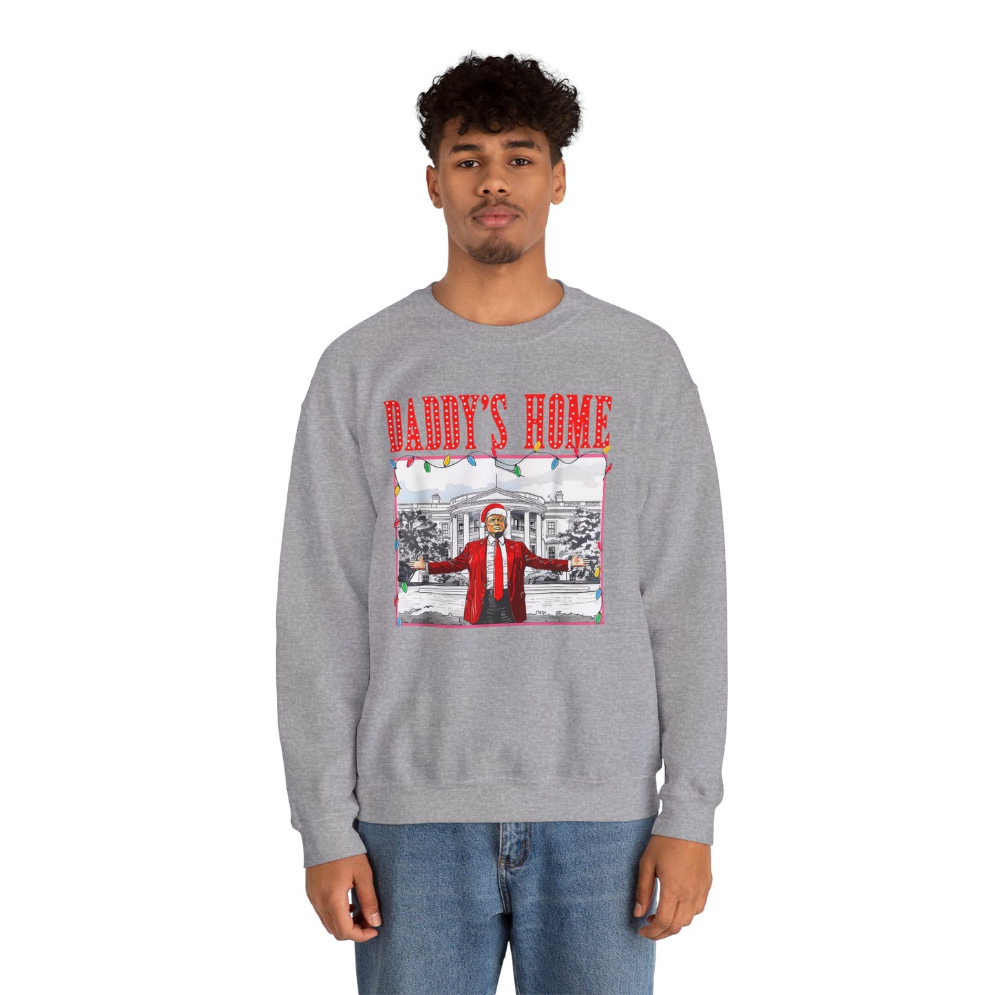 Trump Daddy’s Home Sweatshirt – Unisex Patriotic Hoodie