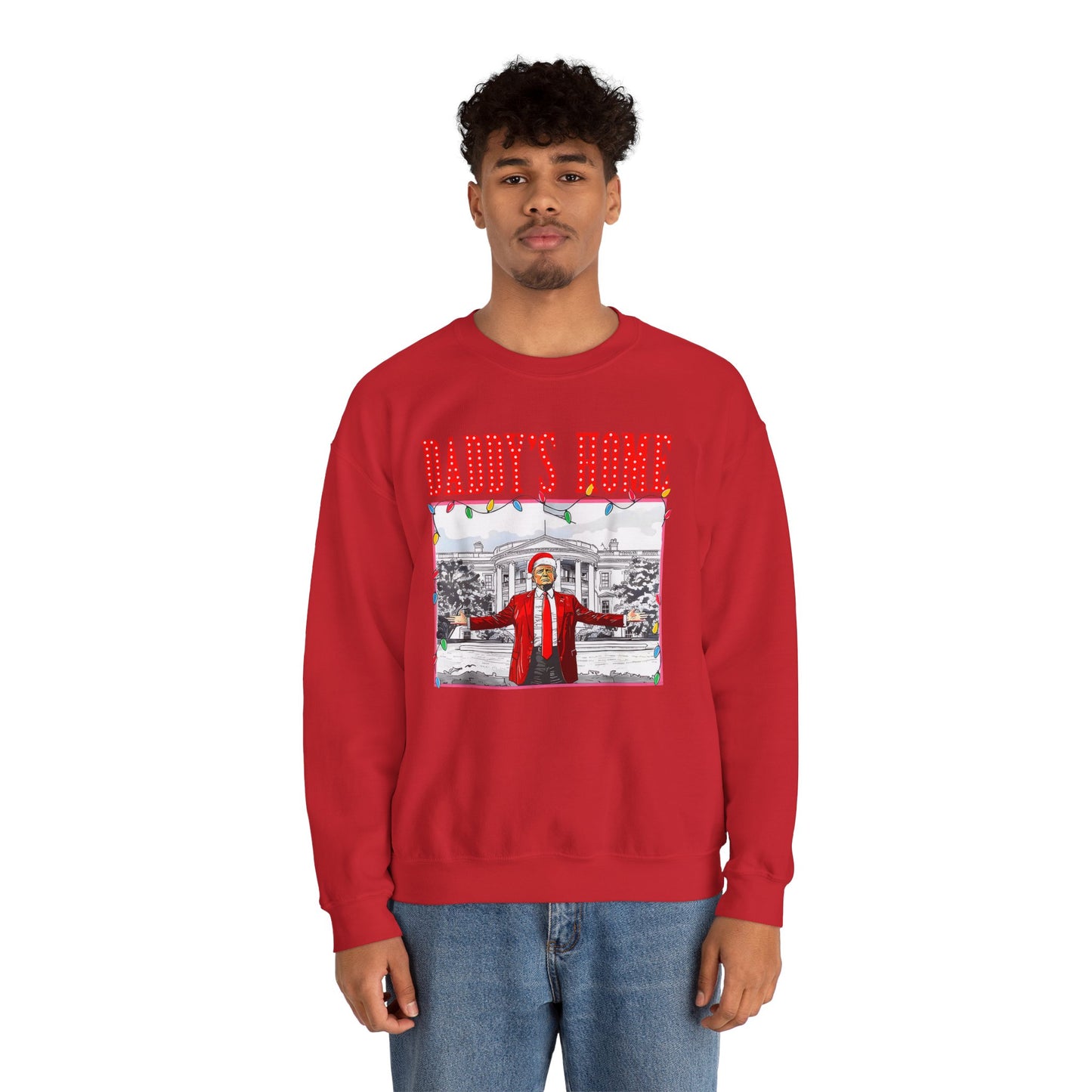 Trump Daddy’s Home Sweatshirt – Unisex Patriotic Hoodie