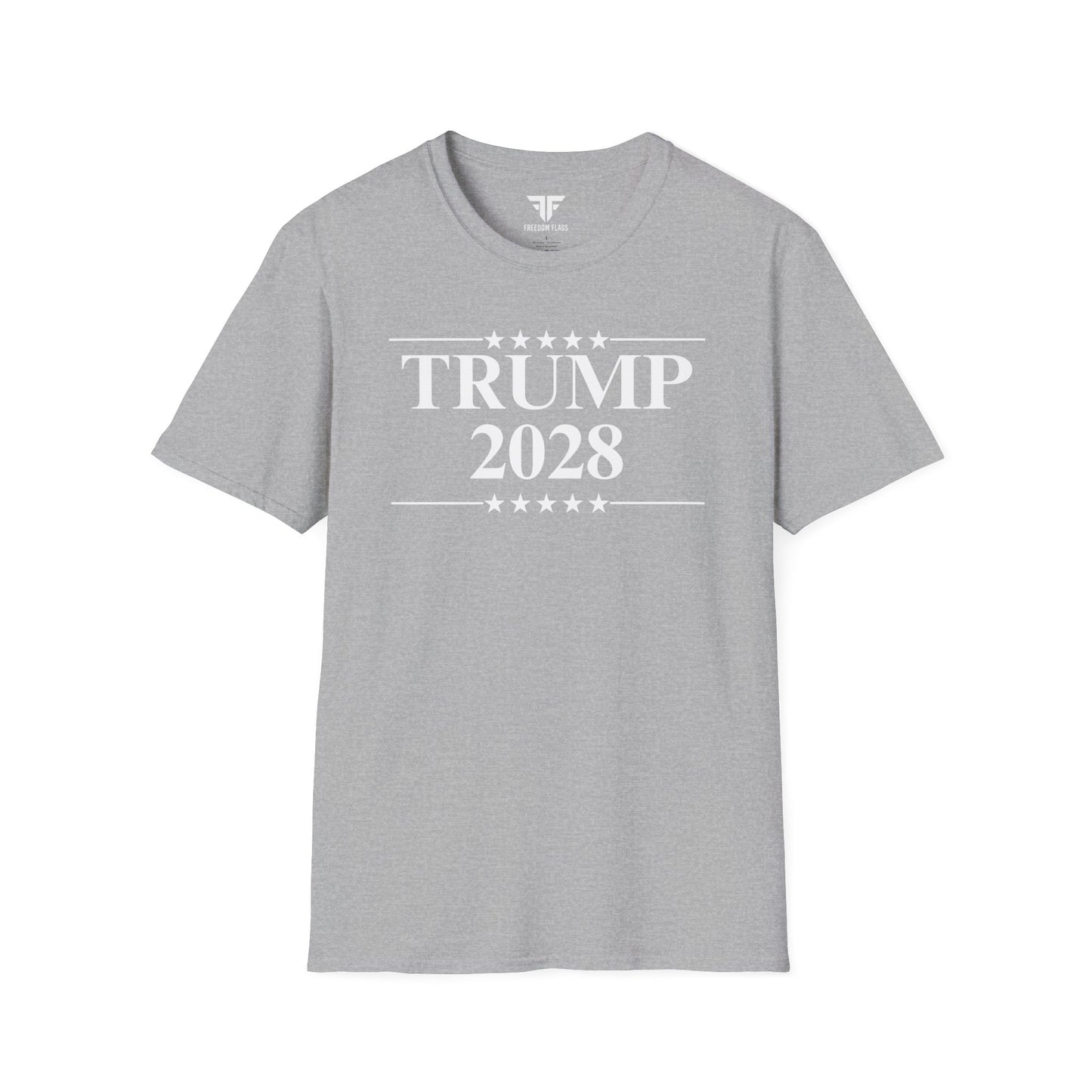 Trump 2028 Unisex Softstyle T-Shirt - Freedom Flag Co.