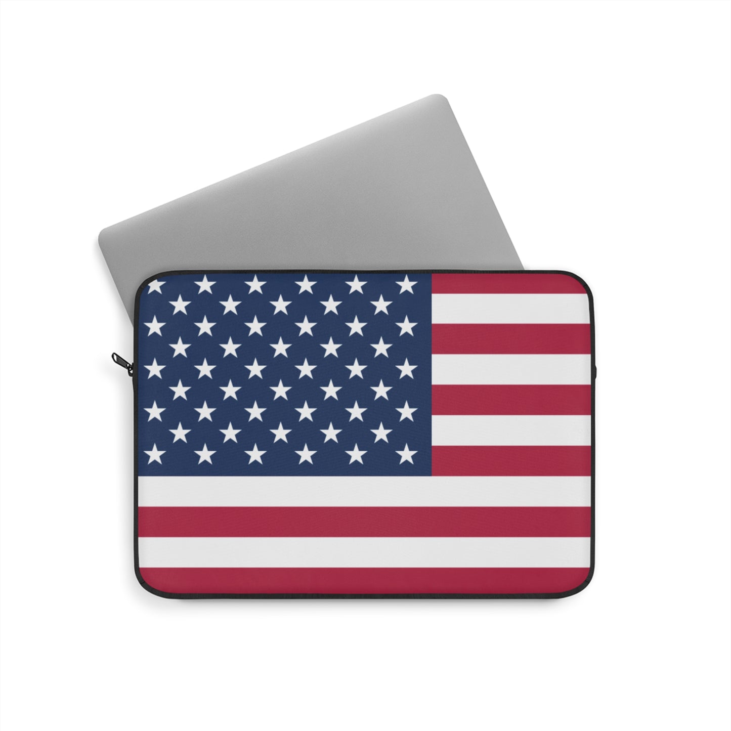 Patriotic Laptop Sleeve, American Flag Design, Tech Accessory, Gift for Students, USA Pride, Independence Day, College Essentials