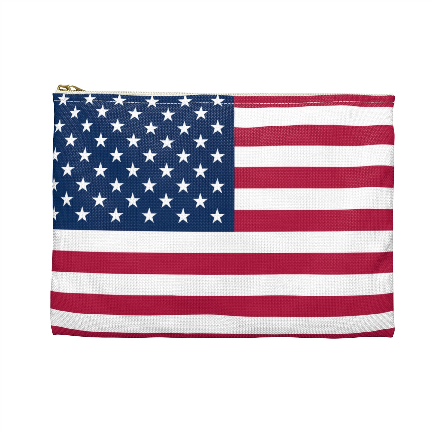 USA Flag Accessory Pouch – Patriotic Makeup Bag, Travel Organizer