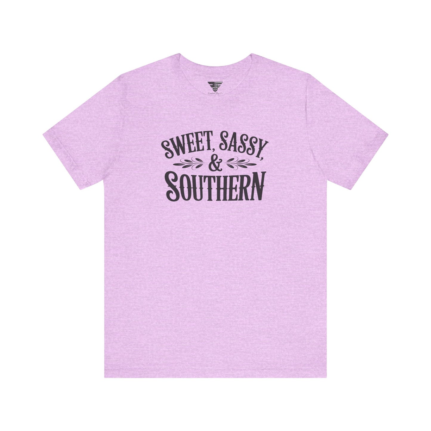 Sweet, Sassy & Southern Tee – Stylish Southern Charm Graphic T-Shirt
