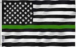 Thin Green Line Flag