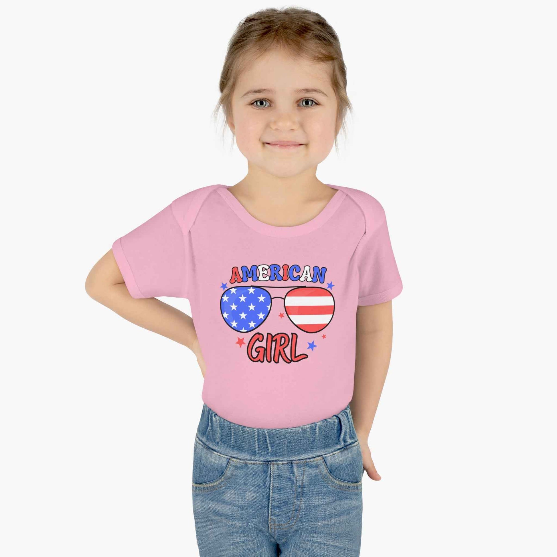 American Girl Infant Bodysuit – Patriotic Baby Outfit