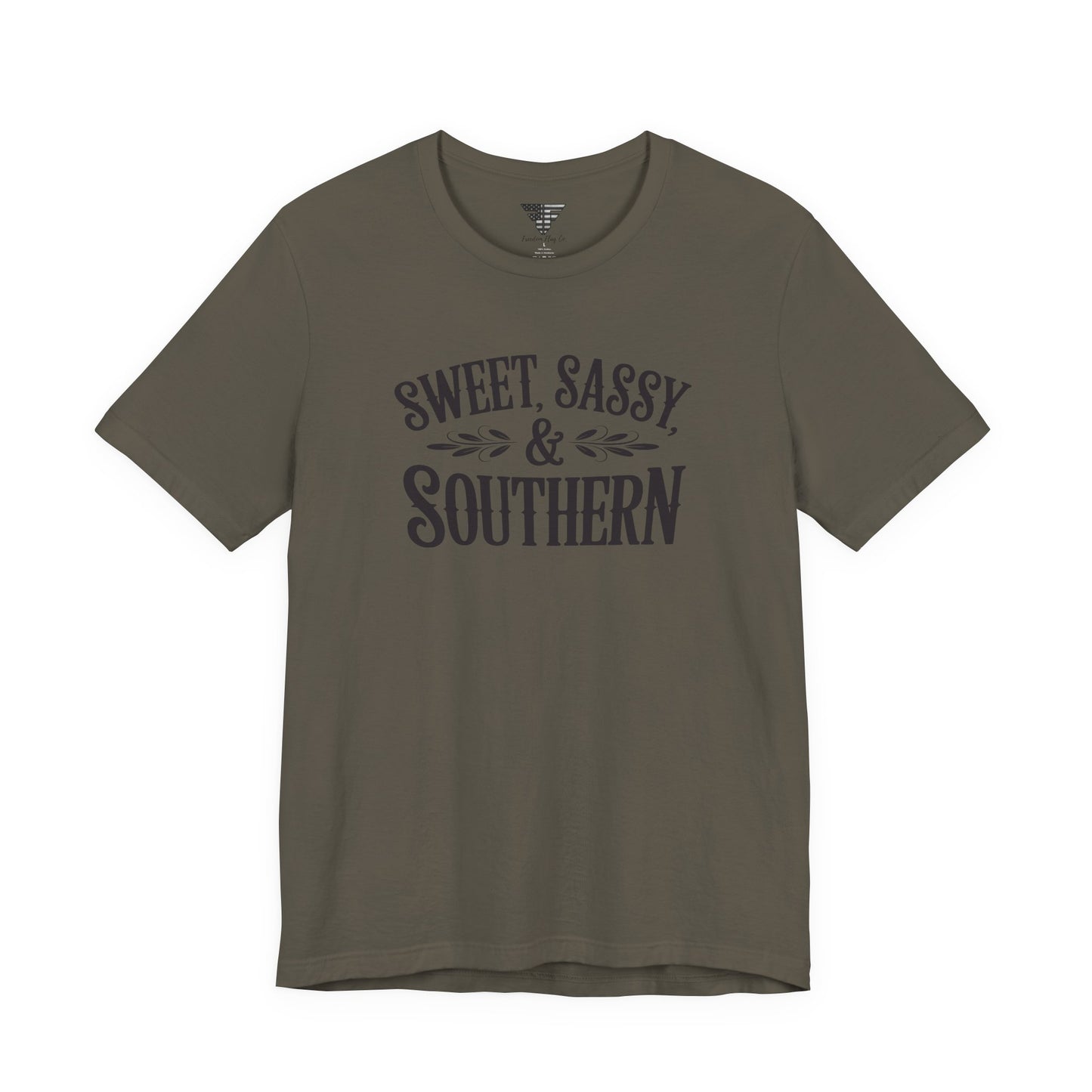 Sweet, Sassy & Southern Tee – Stylish Southern Charm Graphic T-Shirt