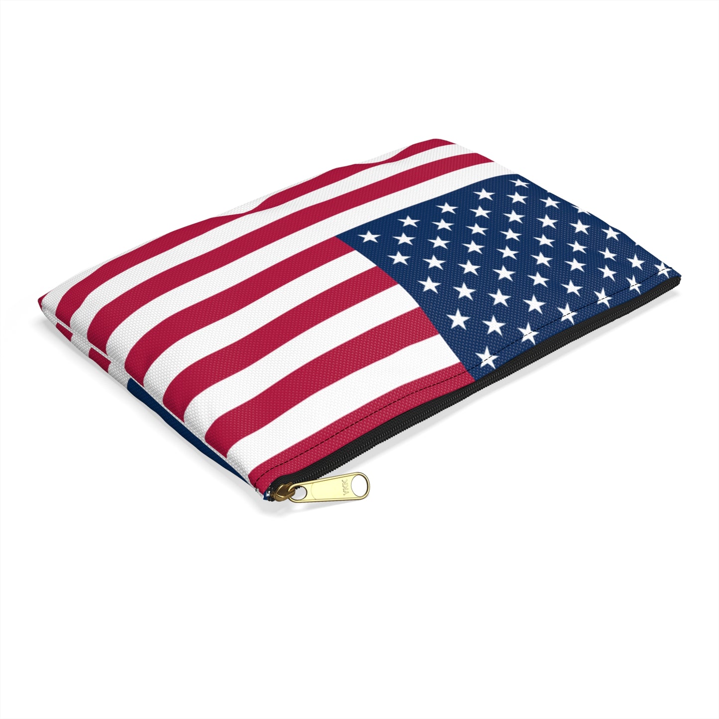 USA Flag Accessory Pouch – Patriotic Makeup Bag, Travel Organizer