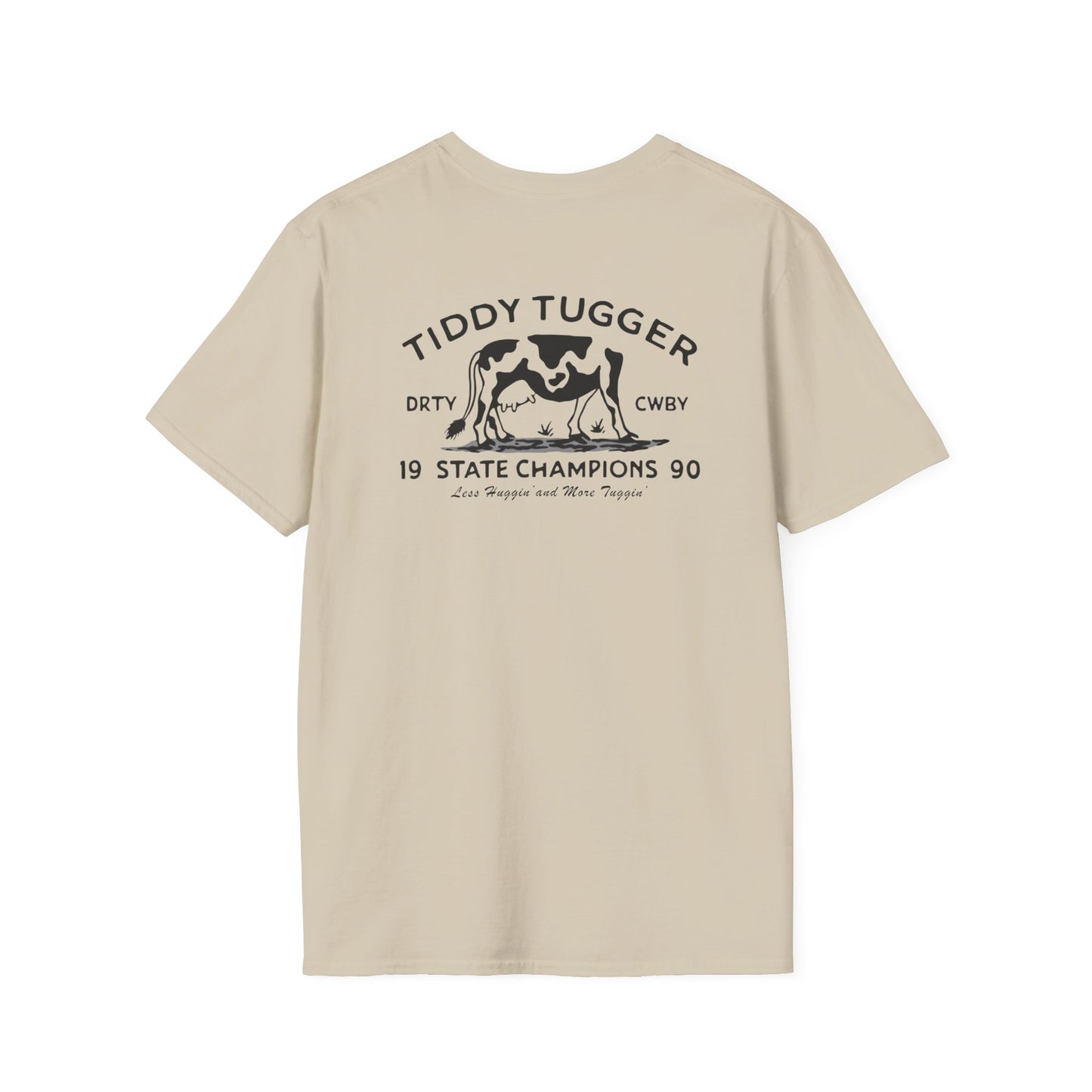 Tiddy Tugger Unisex Softstyle T-Shirt - White State Champions Graphic Tee
