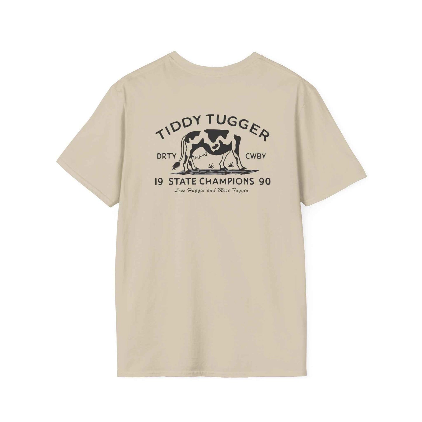 Tiddy Tugger Unisex Softstyle T-Shirt - White State Champions Graphic Tee