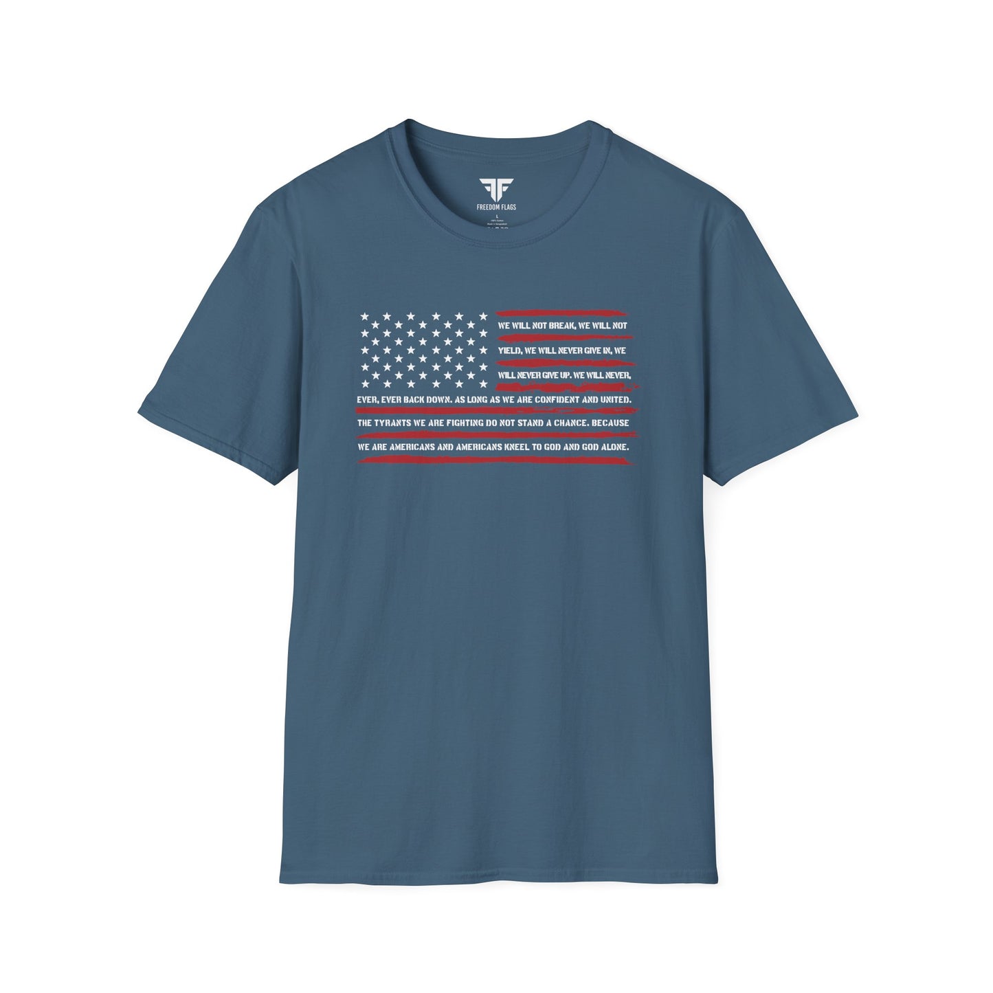 Vintage American Flag Proclamation Tee