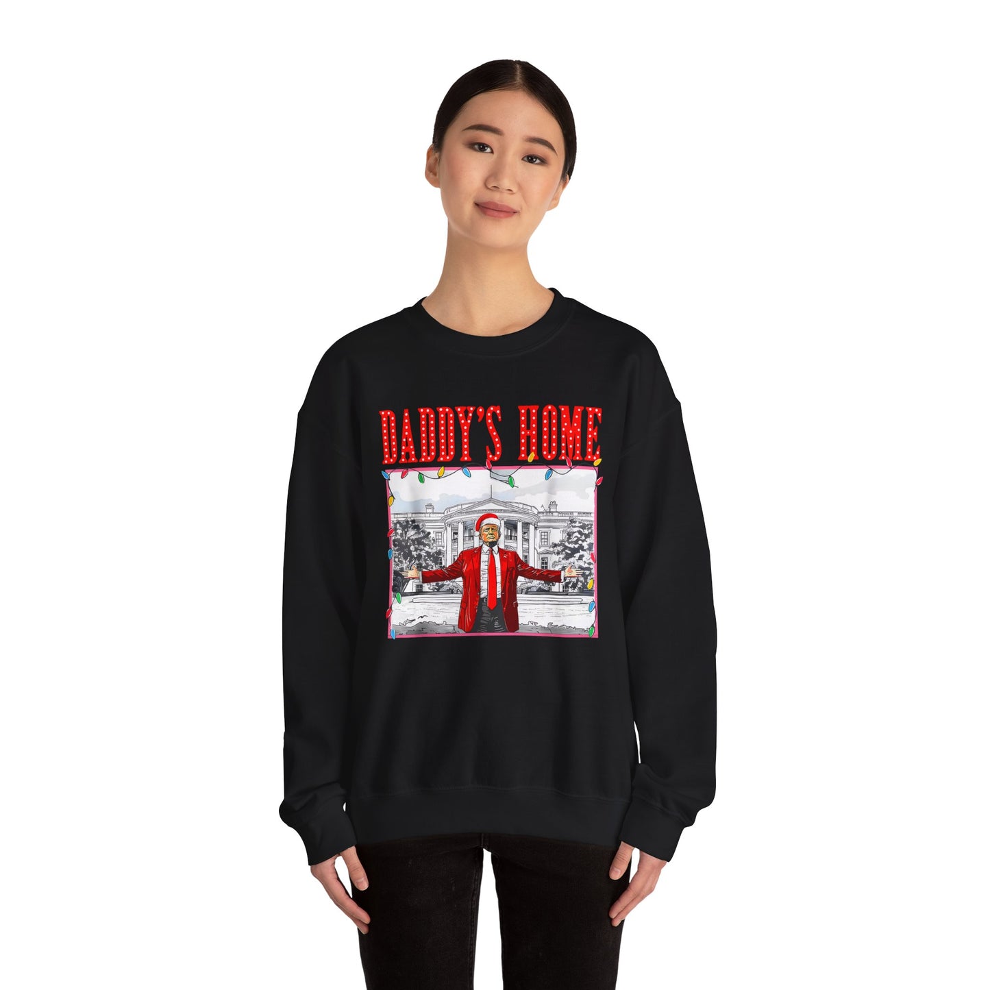 Trump Daddy’s Home Sweatshirt – Unisex Patriotic Hoodie