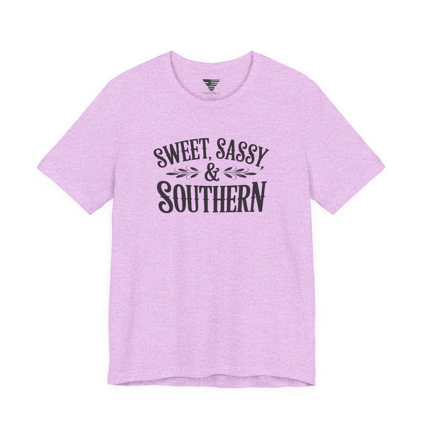 Sweet, Sassy & Southern Tee – Stylish Southern Charm Graphic T-Shirt