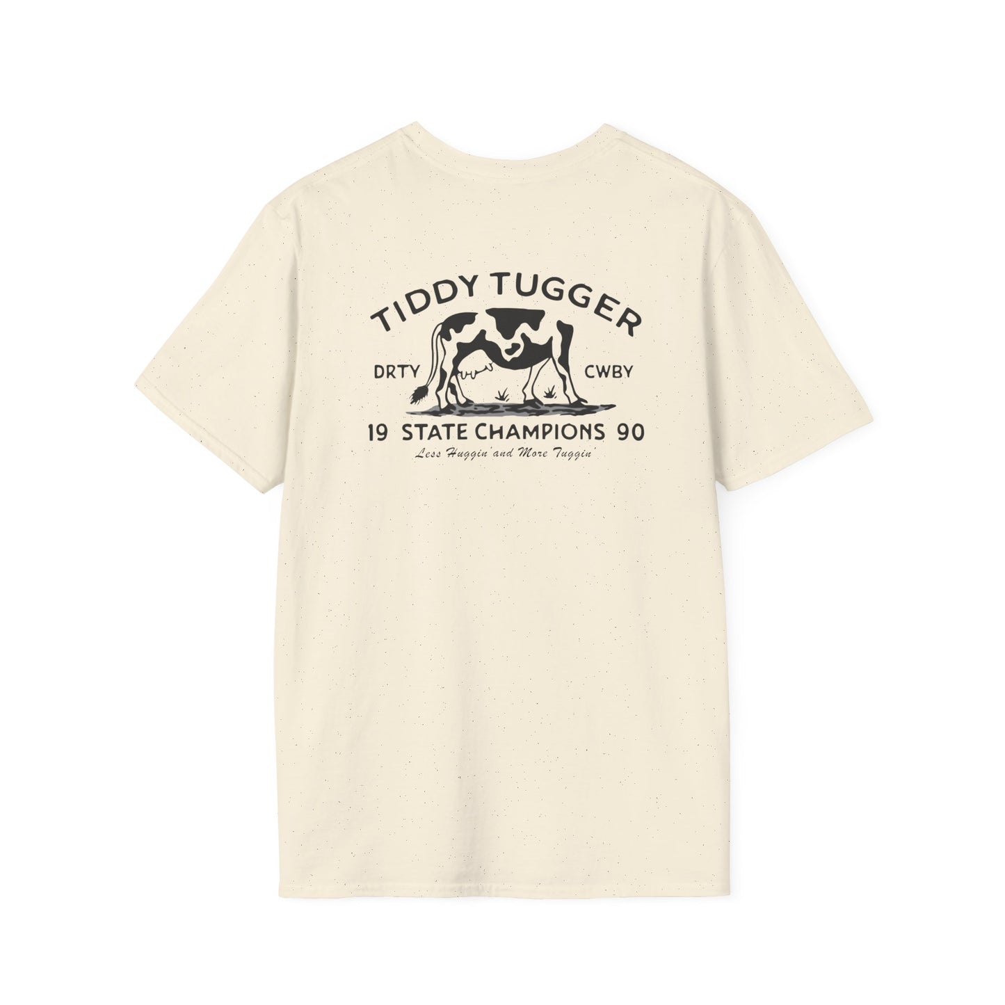 Tiddy Tugger Unisex Softstyle T-Shirt - White State Champions Graphic Tee