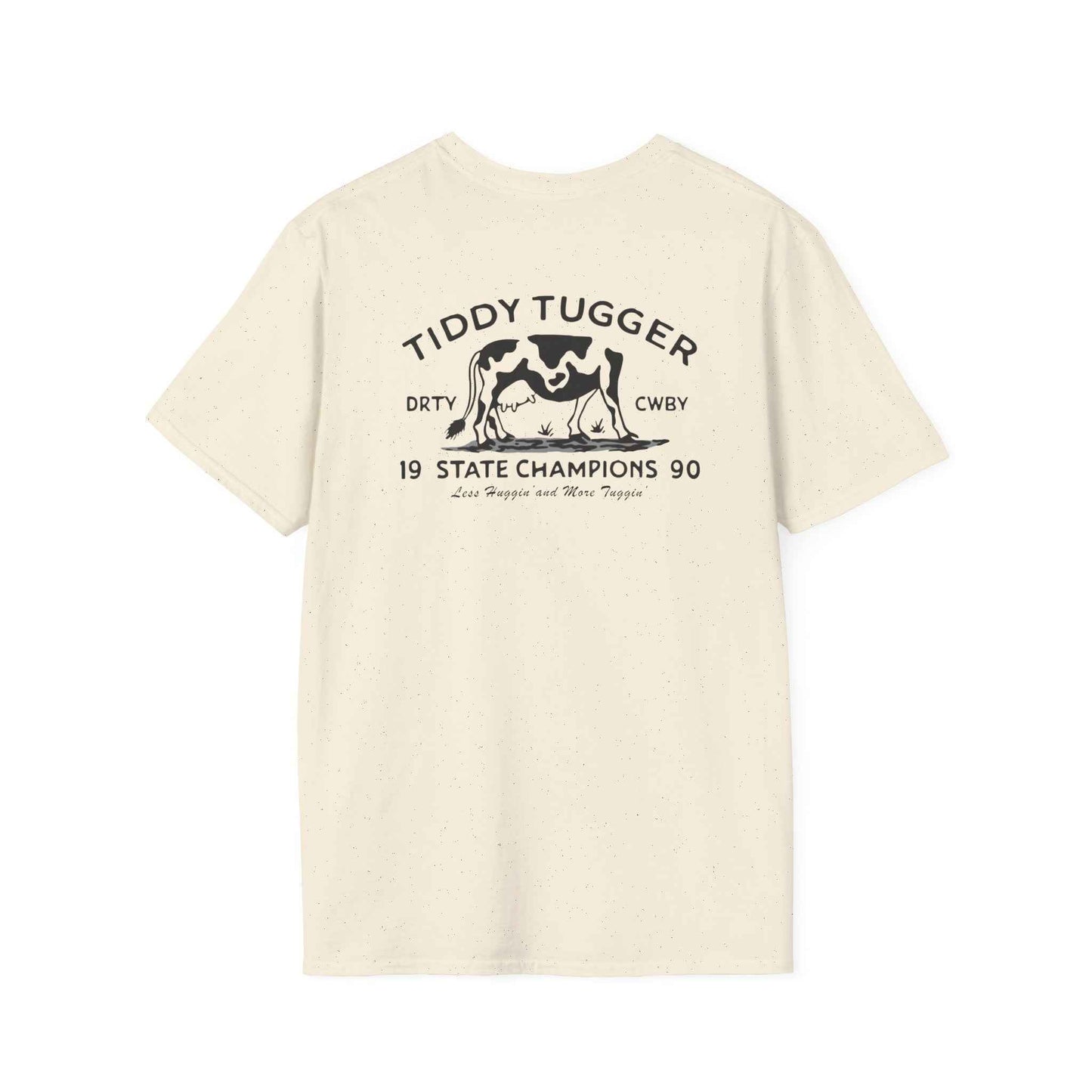 Tiddy Tugger Unisex Softstyle T-Shirt - White State Champions Graphic Tee