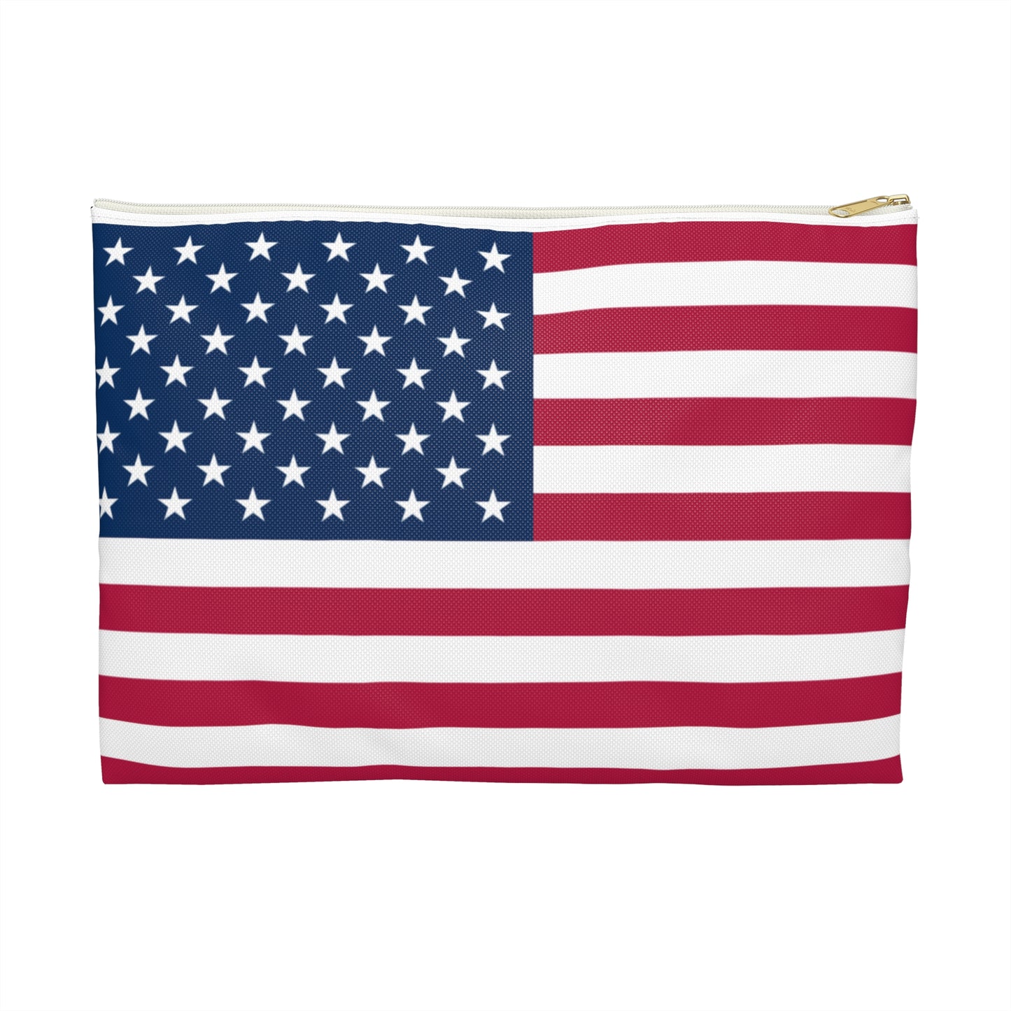 USA Flag Accessory Pouch – Patriotic Makeup Bag, Travel Organizer