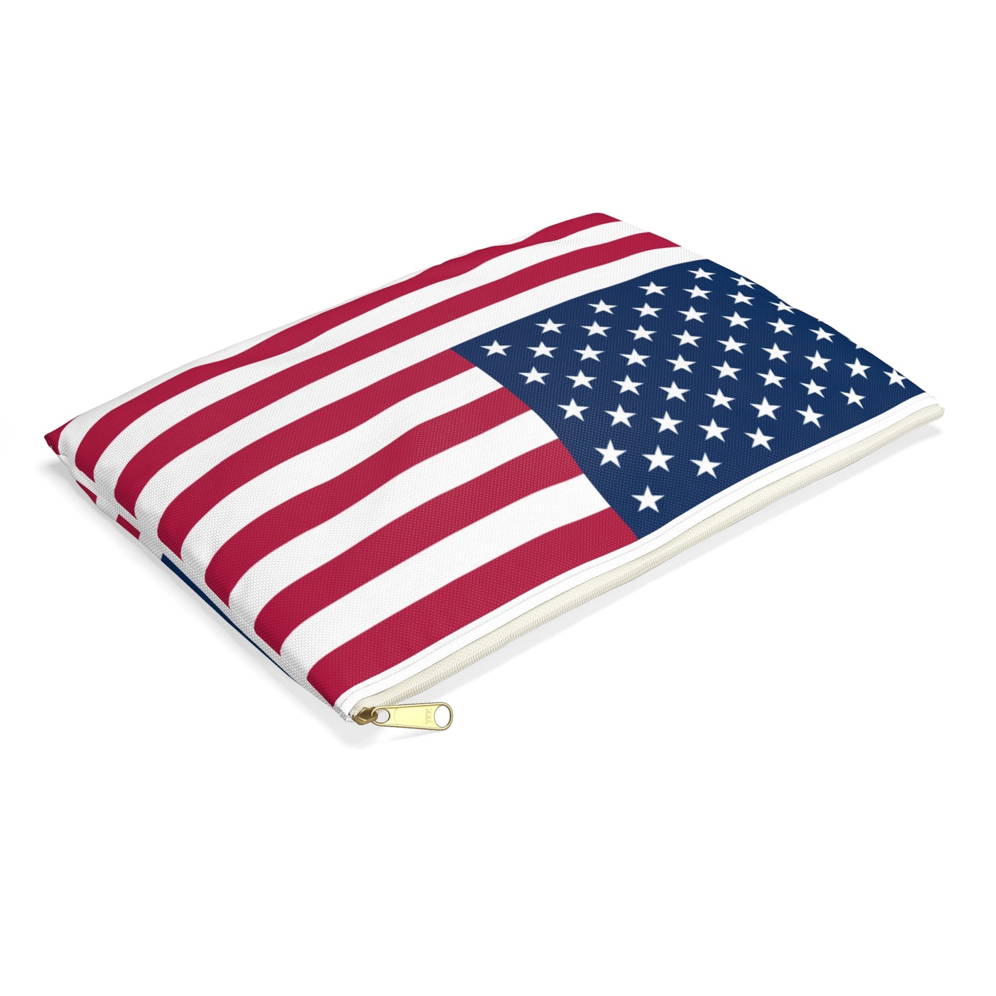 USA Flag Accessory Pouch – Patriotic Makeup Bag, Travel Organizer