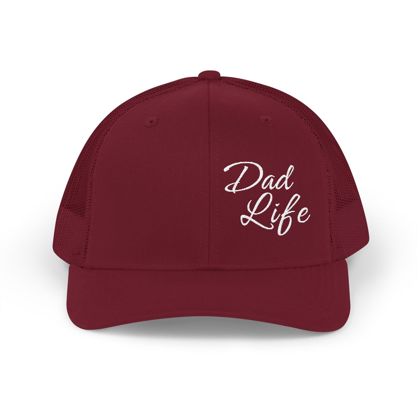 Dad Life Premium Richardson 112 Trucker Cap – Classic Mesh Snapback Hat for Fathers