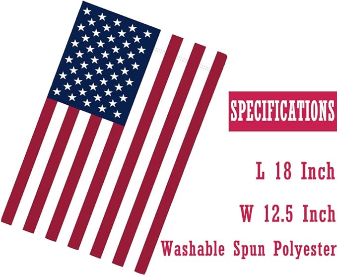 American Garden Flag – 12" x 18" Patriotic Yard Flag (Flag Only, Stand Not Included) - Freedom Flag Co.