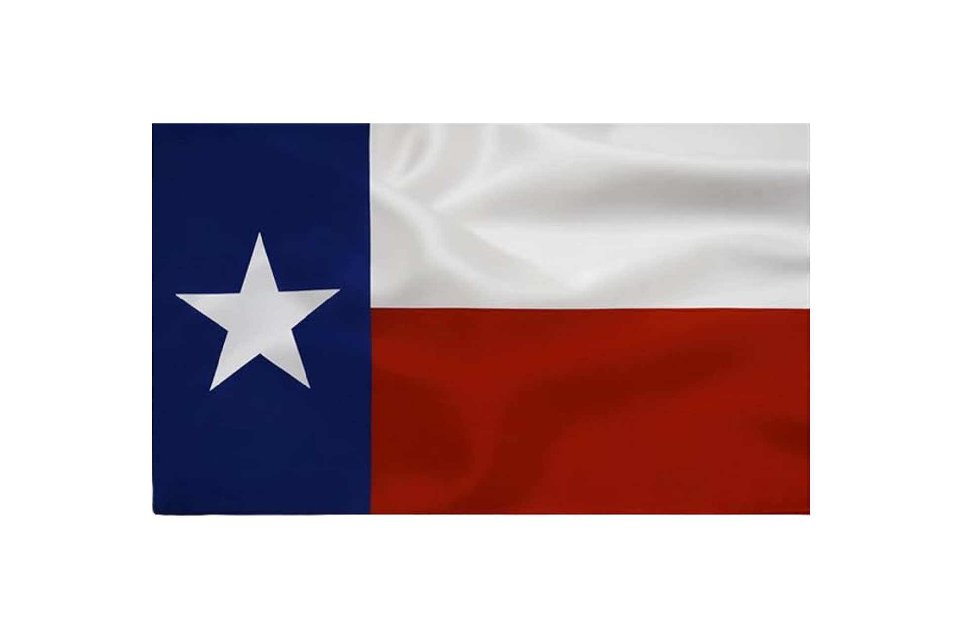 Texas state flag made of durable polyester fabric