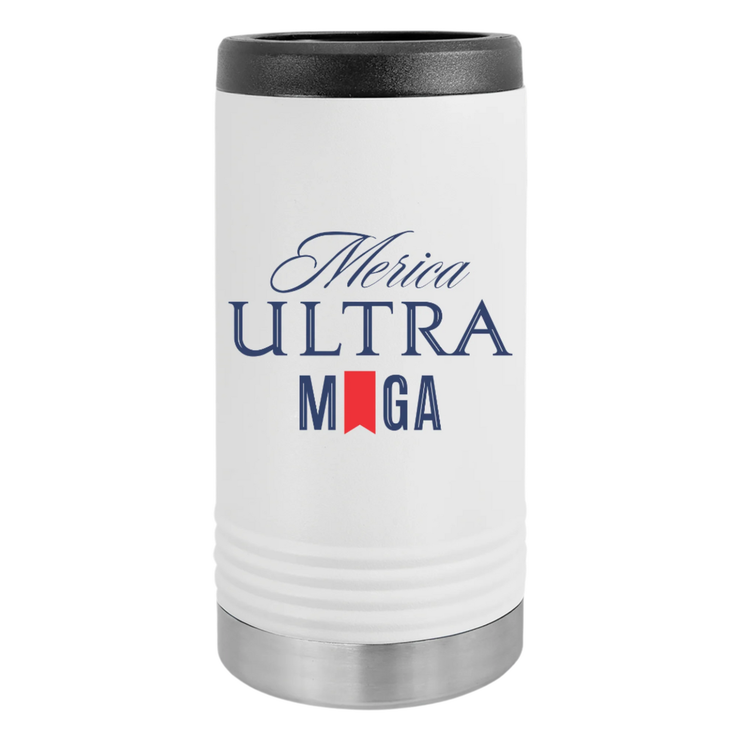 'Merica Ultra MAGA' Skinny Can Cooler - Freedom Flag Co.