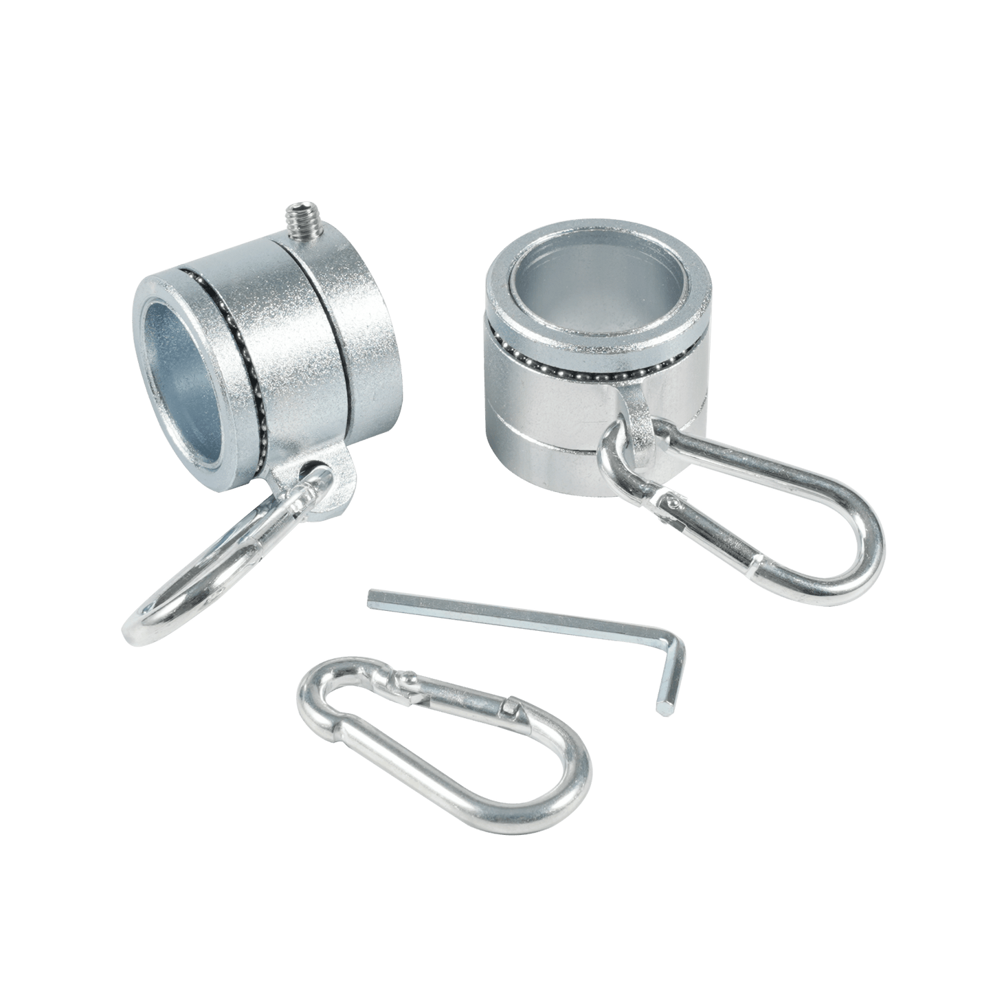 Aluminum flagpole spinning rings for 1-inch flagpole
