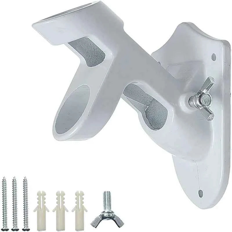 Wall Mount Retractable flag holder Top House Wall Bracket Base 6Ft Stand Flagpole Collapsible  Holder/Kit outdoor flag mast