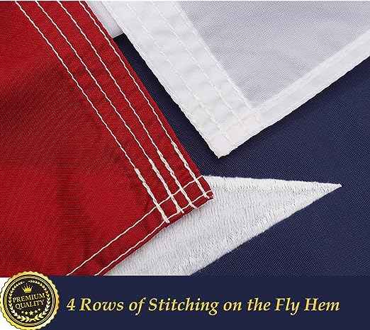 Texas Flag Embroidered – Available in Multiple Sizes
