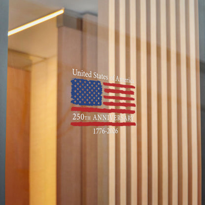 USA 250th Anniversary Vinyl Decal Sticker – 1776–2026 Patriotic Window & Car Decal