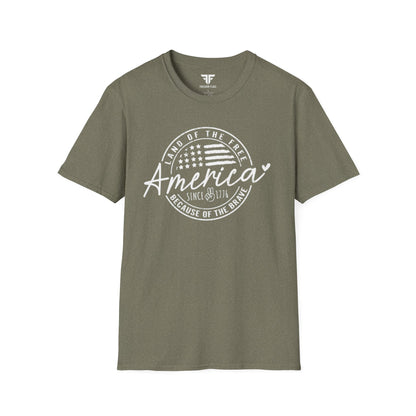America Since 1776 Unisex Softstyle T-Shirt - Freedom Flag Co.
