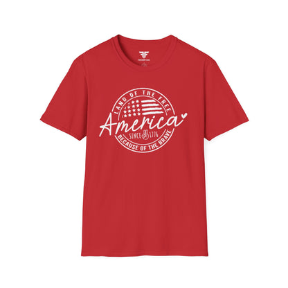 America Since 1776 Unisex Softstyle T-Shirt - Freedom Flag Co.
