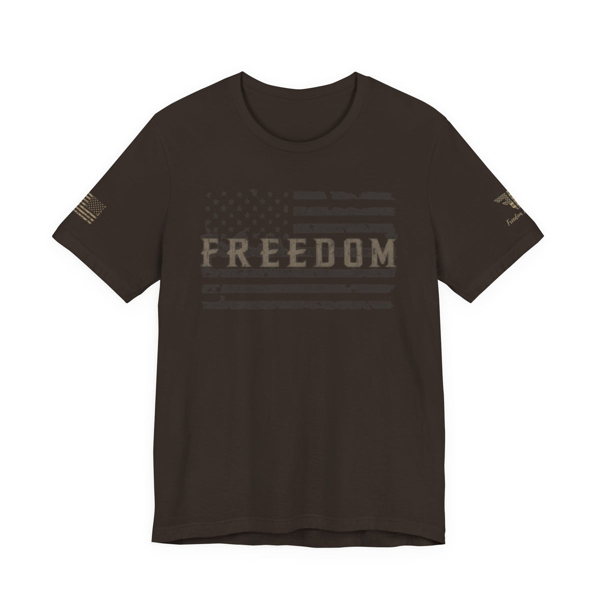 Distressed Freedom American Flag T-Shirt | Patriotic Tee