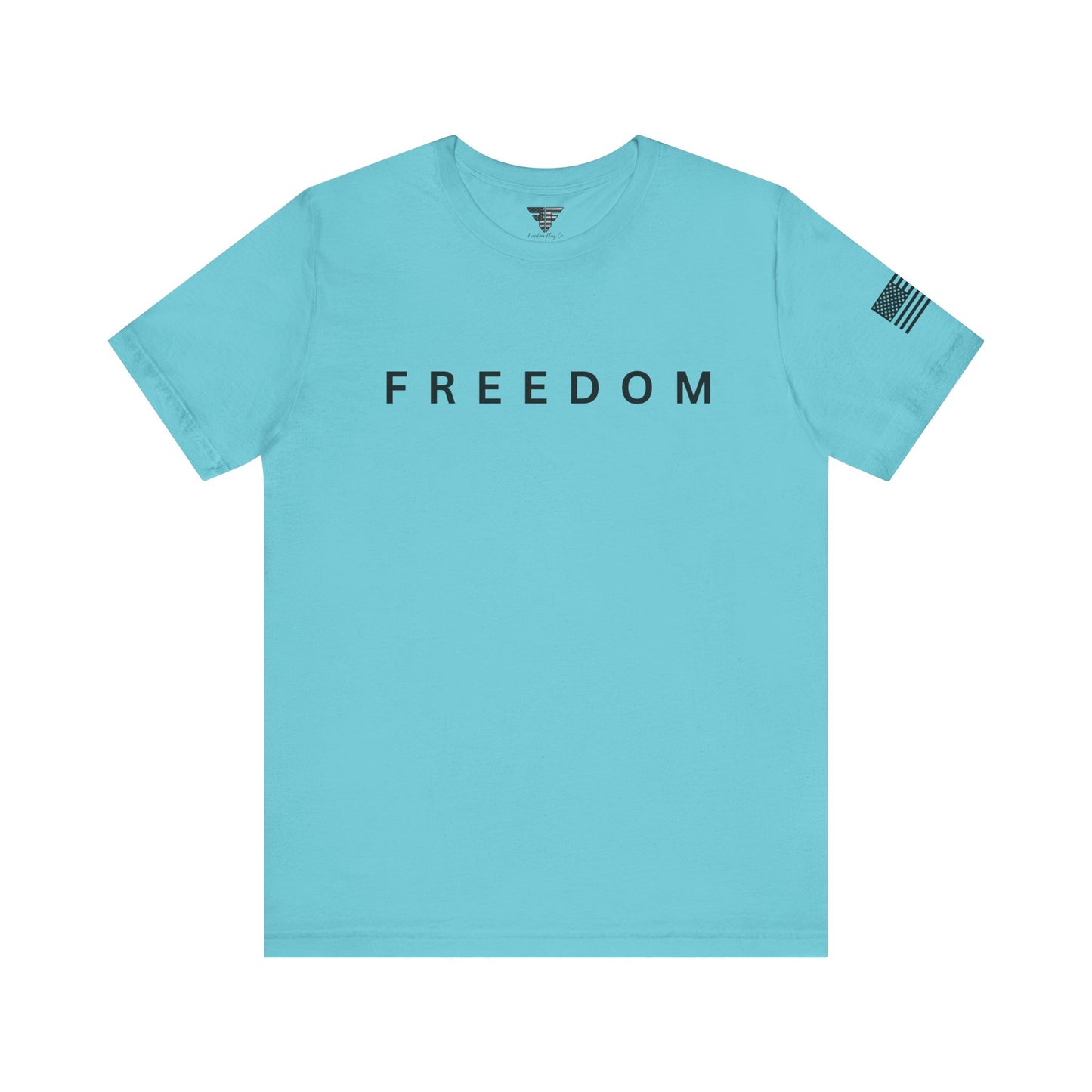 Premium Charlie Kirk Freedom Shirt Unisex | Patriotic Tee w/ Flag Sleeve