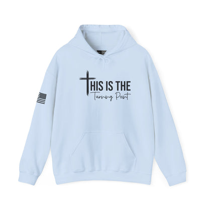 This Is The Turning Point” Hoodie – Unisex Patriotic TPUSA Sweatshirt