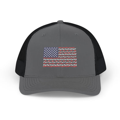 Freedom Loaded Premium Cap – Richardson 112 Patriotic USA Flag Gun Design