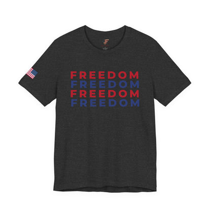 Charlie Kirk American Flag T-Shirt – Unisex Patriotic Freedom Shirt for Conservatives & TPUSA Supporters