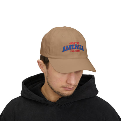 Gulf of America Classic Adjustable White Baseball Hat