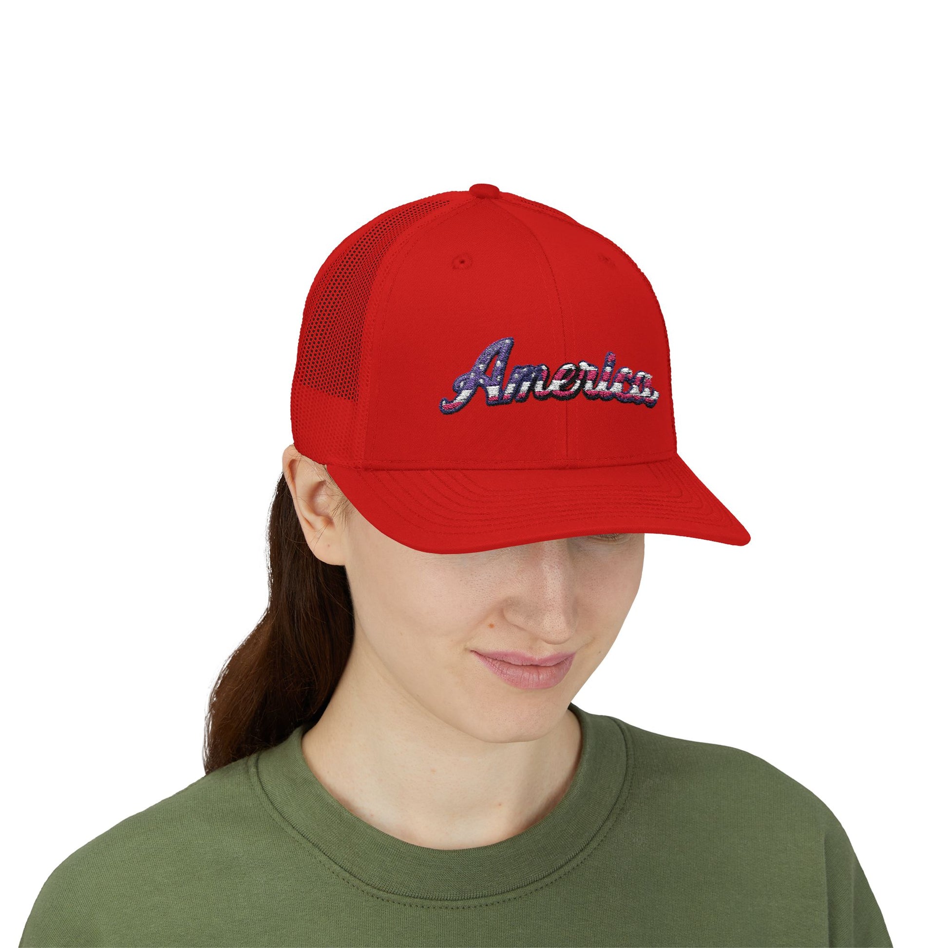 America Embroidered Snapback Cap - Freedom Flag Co.