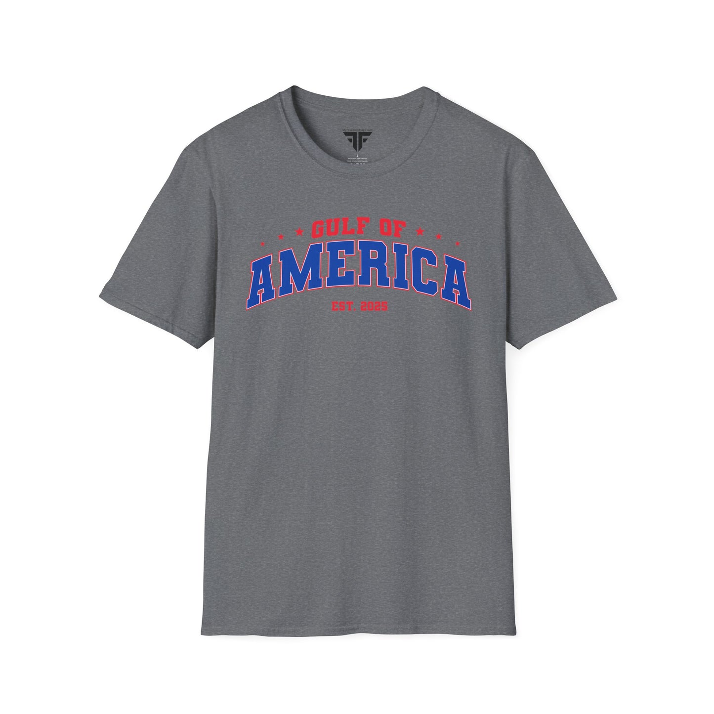 DarK Grey - Gulf of United States of America Unisex Cotton T-Shirt