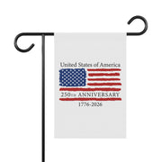 250th Anniversary USA Flag Garden Banner (12×18) | America’s Semiquincentennial 1776–2026