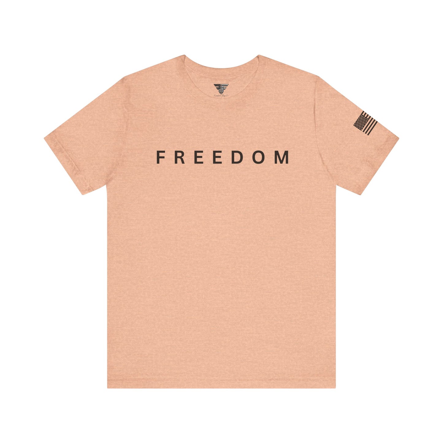 Premium Charlie Kirk Freedom Shirt Unisex | Patriotic Tee w/ Flag Sleeve