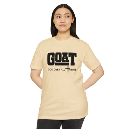 GOAT God Over All Things Unisex Faith Tee