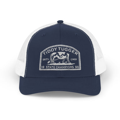 Tiddy Tugger Snapback Cap – Dirty Cowboy State Champions Retro Hat