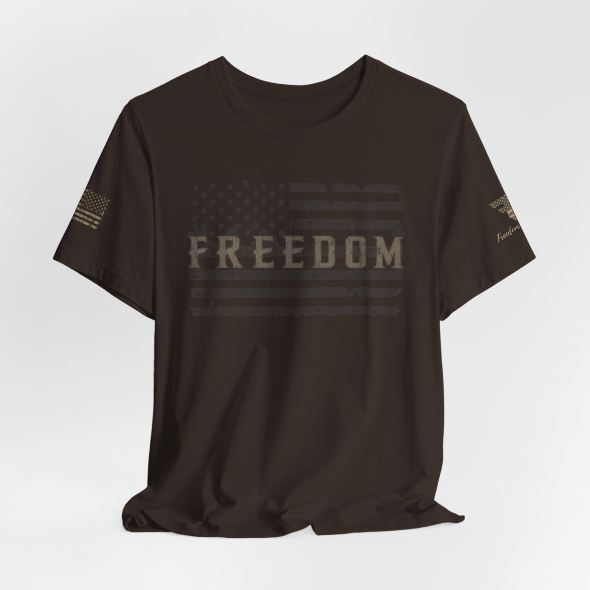 Distressed Freedom American Flag T-Shirt | Patriotic Tee
