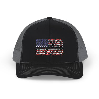 Freedom Loaded Premium Cap – Richardson 112 Patriotic USA Flag Gun Design