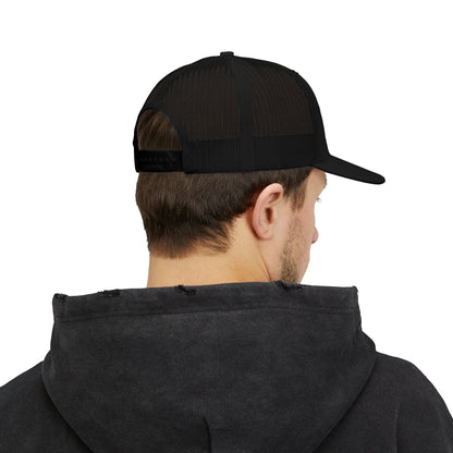 Dad Life Premium Richardson 112 Trucker Cap – Classic Mesh Snapback Hat for Fathers