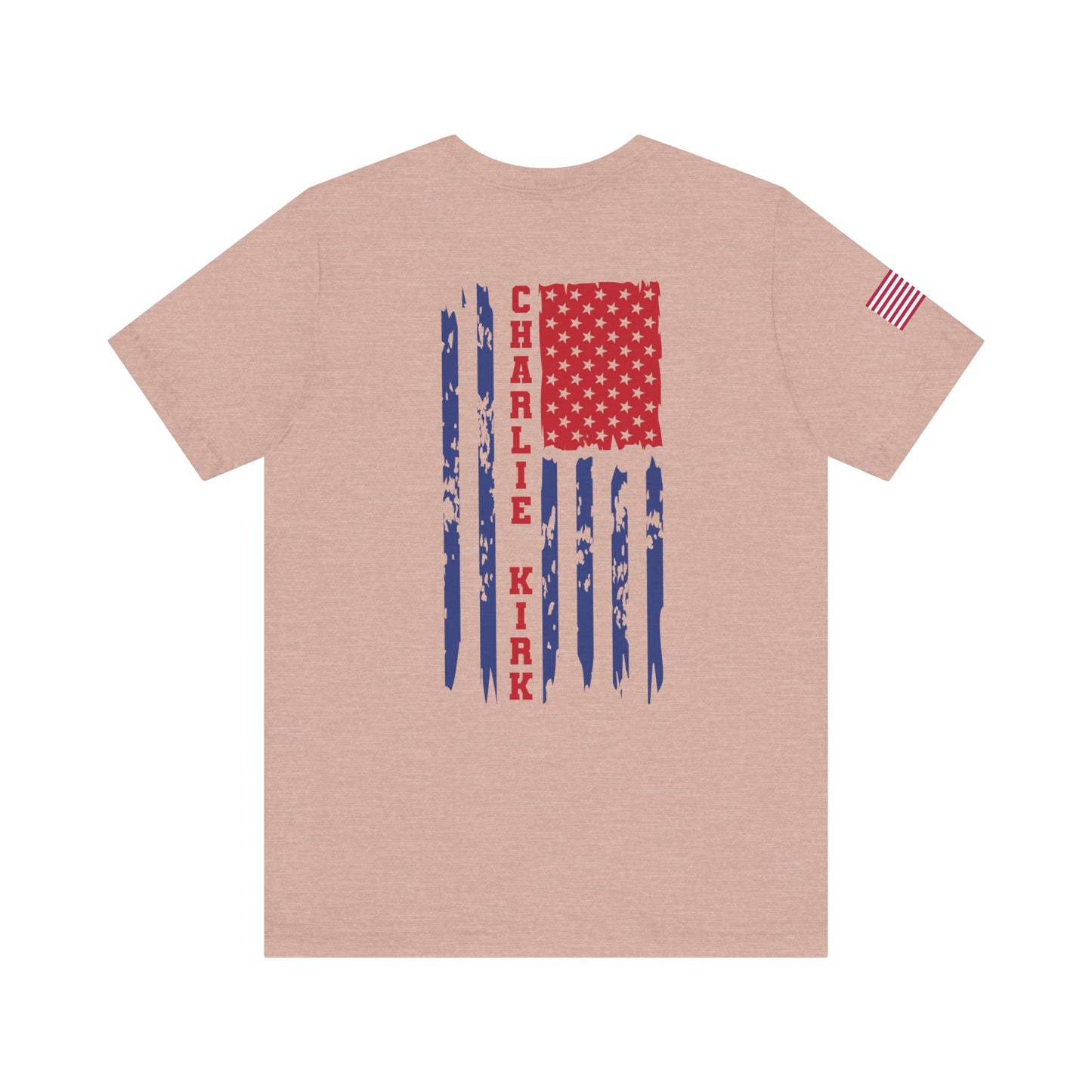 Charlie Kirk American Flag T-Shirt – Unisex Patriotic Freedom Shirt for Conservatives & TPUSA Supporters
